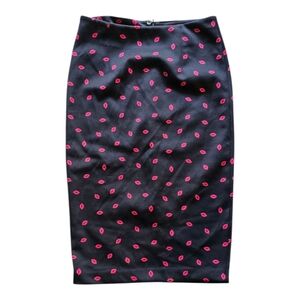 H&M Black Midi Skirt